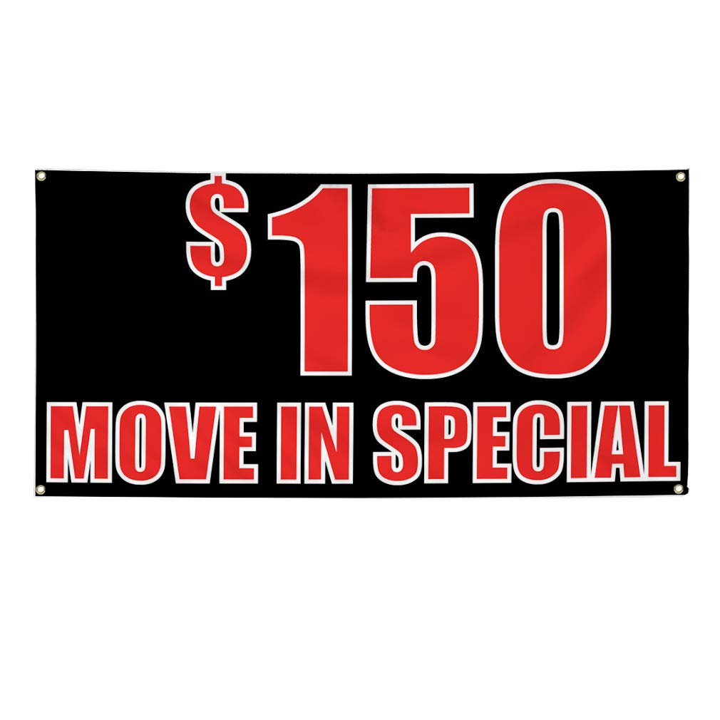 Custom Vinyl Banners 48x96 Inches - Weatherproof Outdoor Advertising Signs with 8 Grommets | Multiple Sizes Available | Perfect for Business Promotion, Yard Sales, and Industrial Use | Durable for All Weather Conditions