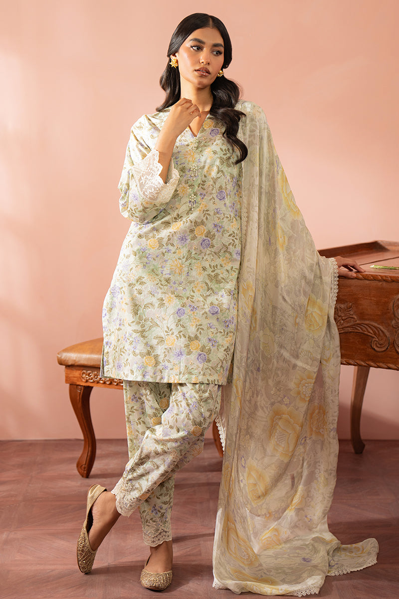 AQUA PLUSH 3-Piece Ethnic Outfit Set (Shirt, Dupatta & Trousers) for Women - Comfortable & Stylish Indian Traditional Wear - Perfect for Festivals, Weddings & Cultural Events