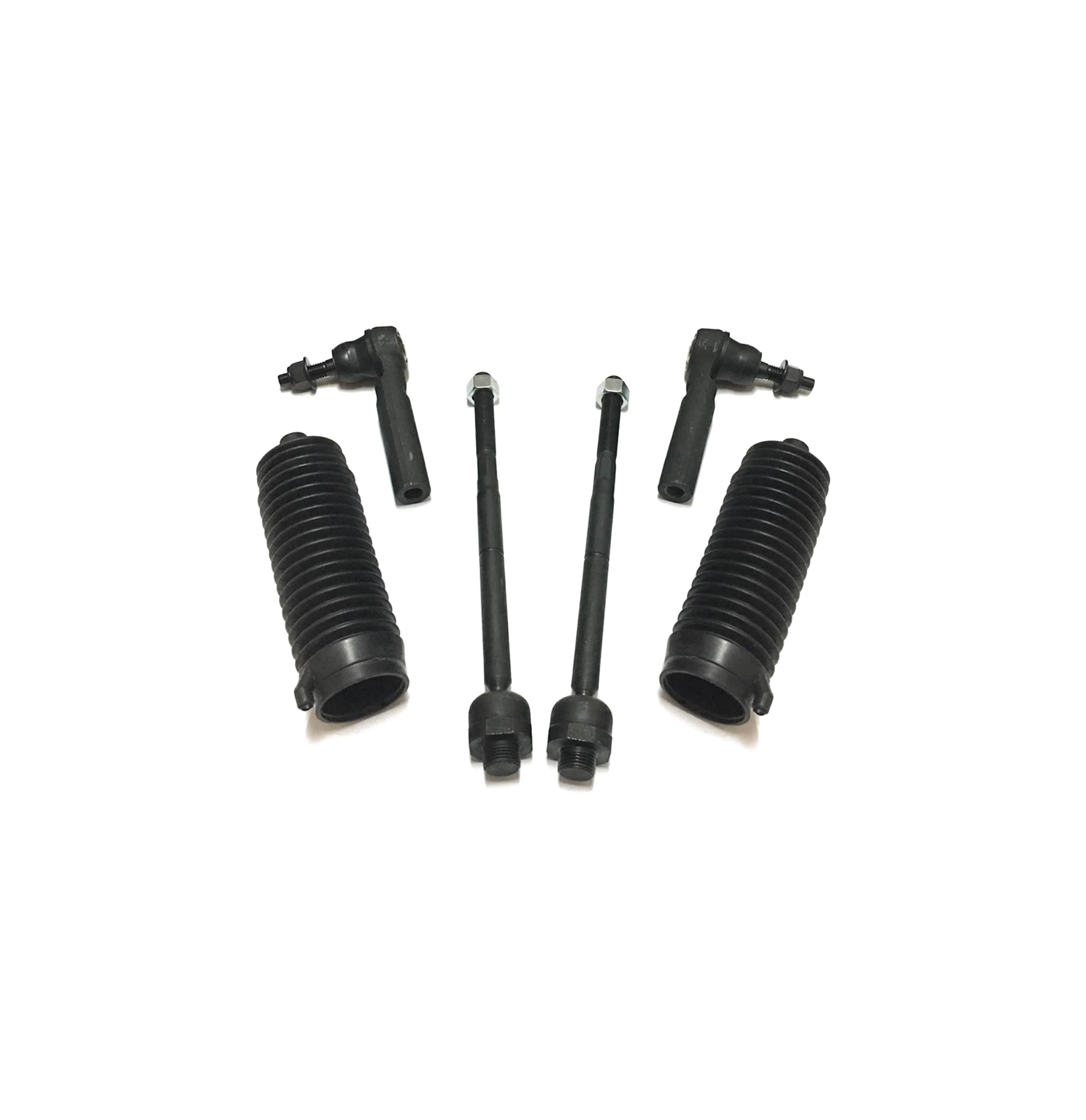 14-Piece Suspension Kit for Cadillac Escalade - Front & Rear Sway Bar Links, Tie Rod Ends, Steering Gear Bellow, Upper Control Arm, Lower Ball Joints (Aluminum Control Arm) - Perfect for Off-Roading, Daily Commuting & Vehicle Maintenance