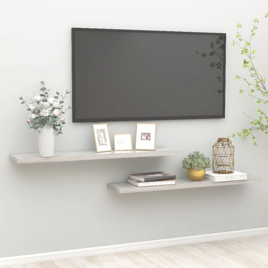 Wall Mounted Floating Shelves Set of 2 - 47.2