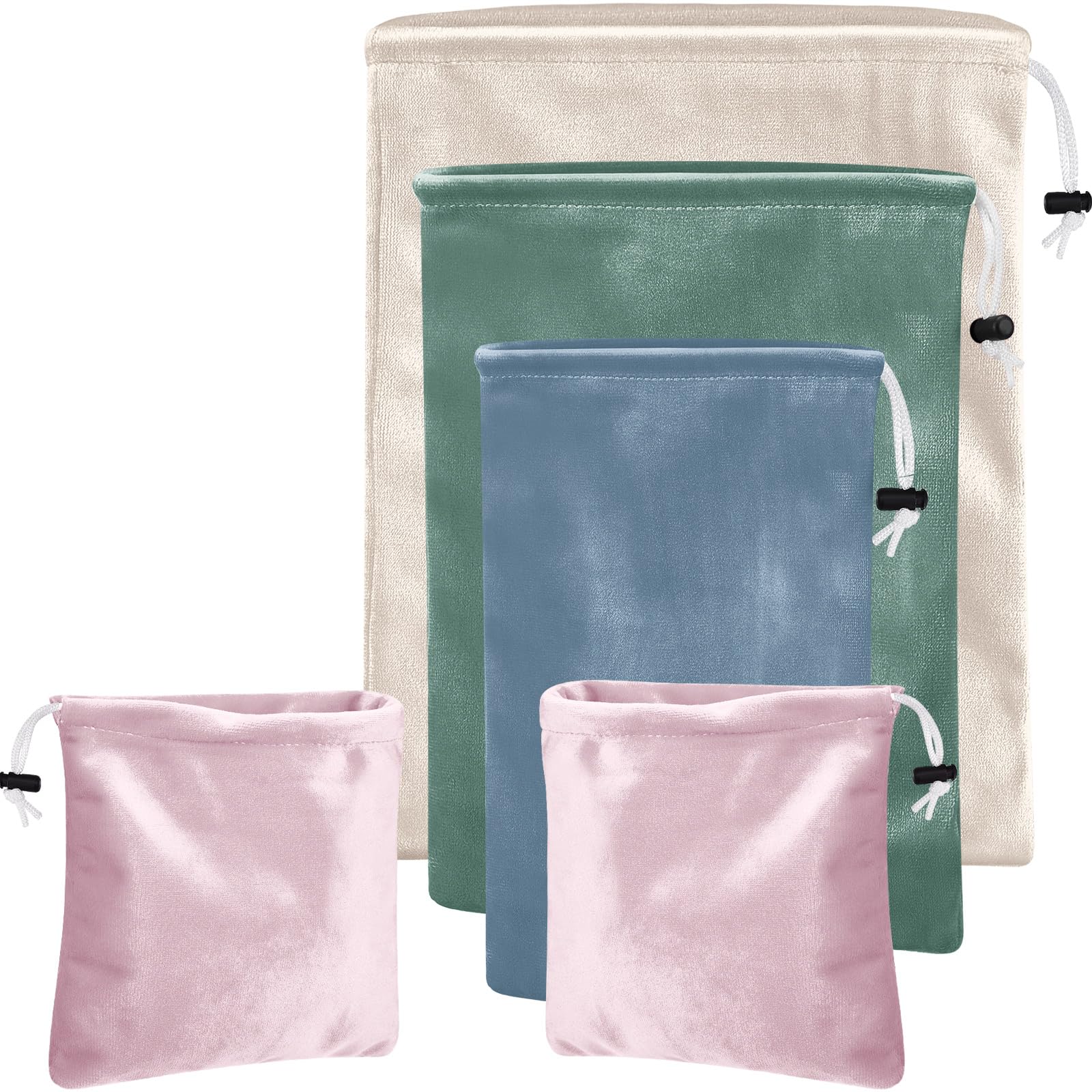 Amylove 4 Pcs Adult Toy Storage Bags - Reusable Drawstring Organizer for Home & Travel
