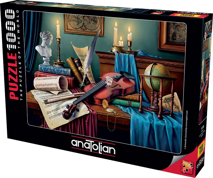 Anatolian Puzzle - 1000 Piece Violin Music Desk Jigsaw Puzzle #1138 | Perfect for Music Lovers & Puzzle Enthusiasts, Great Gift for Birthdays & Holidays
