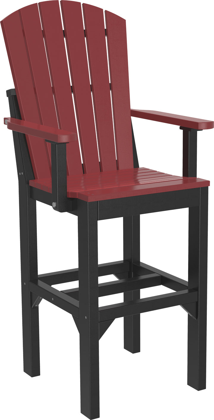 Premium Adirondack Bar Height Arm Chair - Outdoor Patio, Garden, Deck & Poolside Seating - Durable & Weather-Resistant for Ultimate Relaxation
