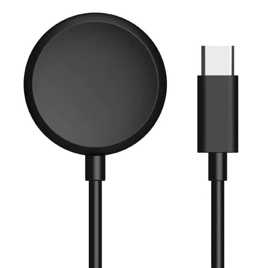 Google Pixel Watch Charger - 3.3ft USB-C Replacement Charging Cable (Black) | Fast Charging for Google Pixel Watch | Perfect for Home, Office & Travel Use
