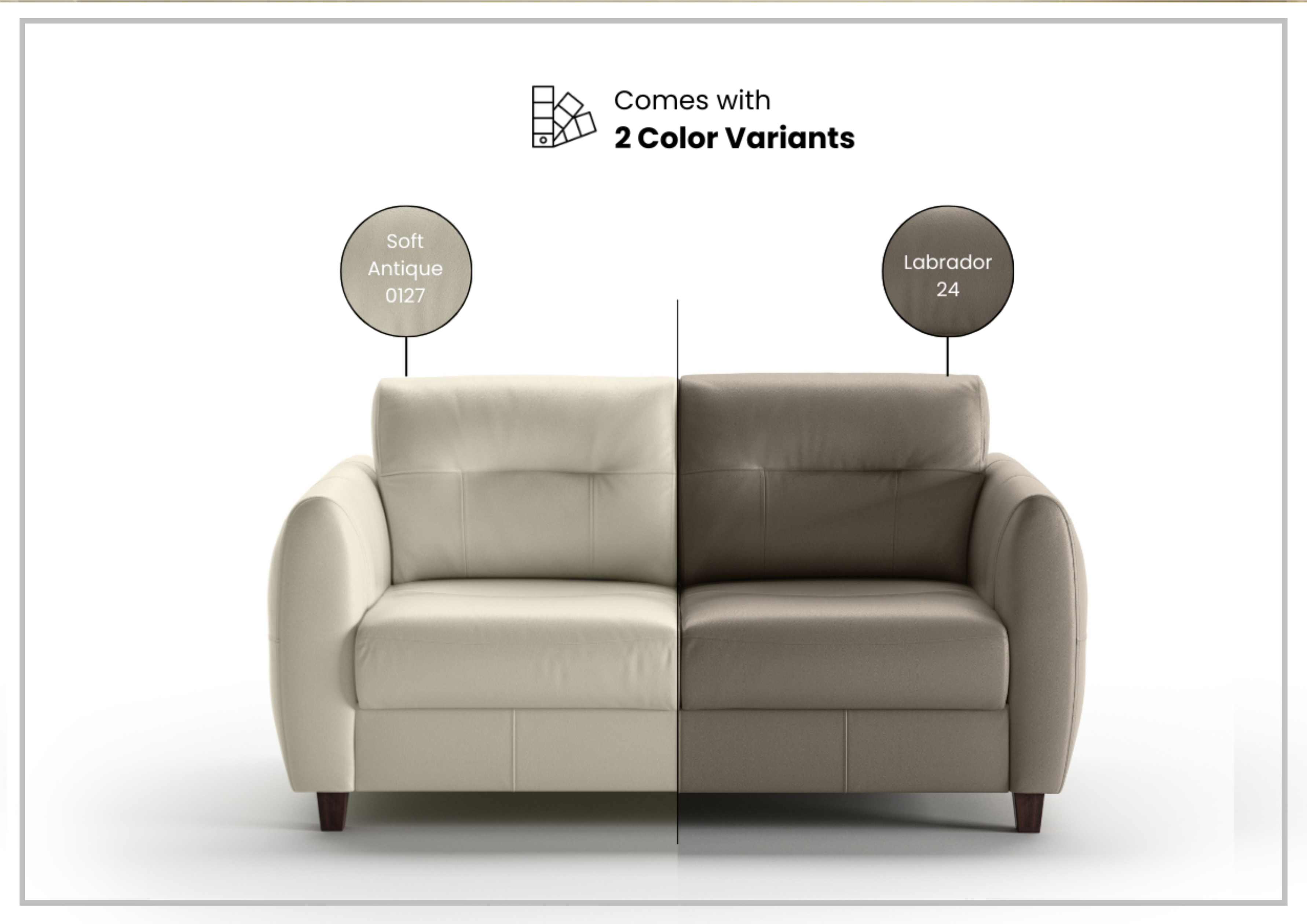 Luonto Jamie 2 Seater Leather Loveseat Sleeper Sofa Bed - Queen Size Convertible Couch for Small Spaces - Perfect for Living Room, Guest Room & Studio Apartments