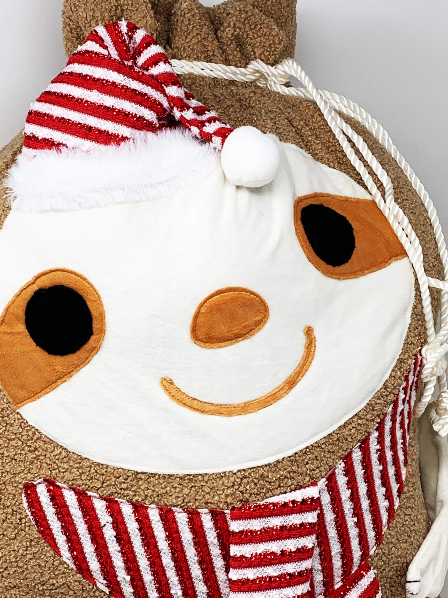 Darling Sloth Themed Christmas Decorations - Cute Sloth Santa Gift Bags for Holiday Party Favors, Stocking Stuffers & Festive Home Decor
