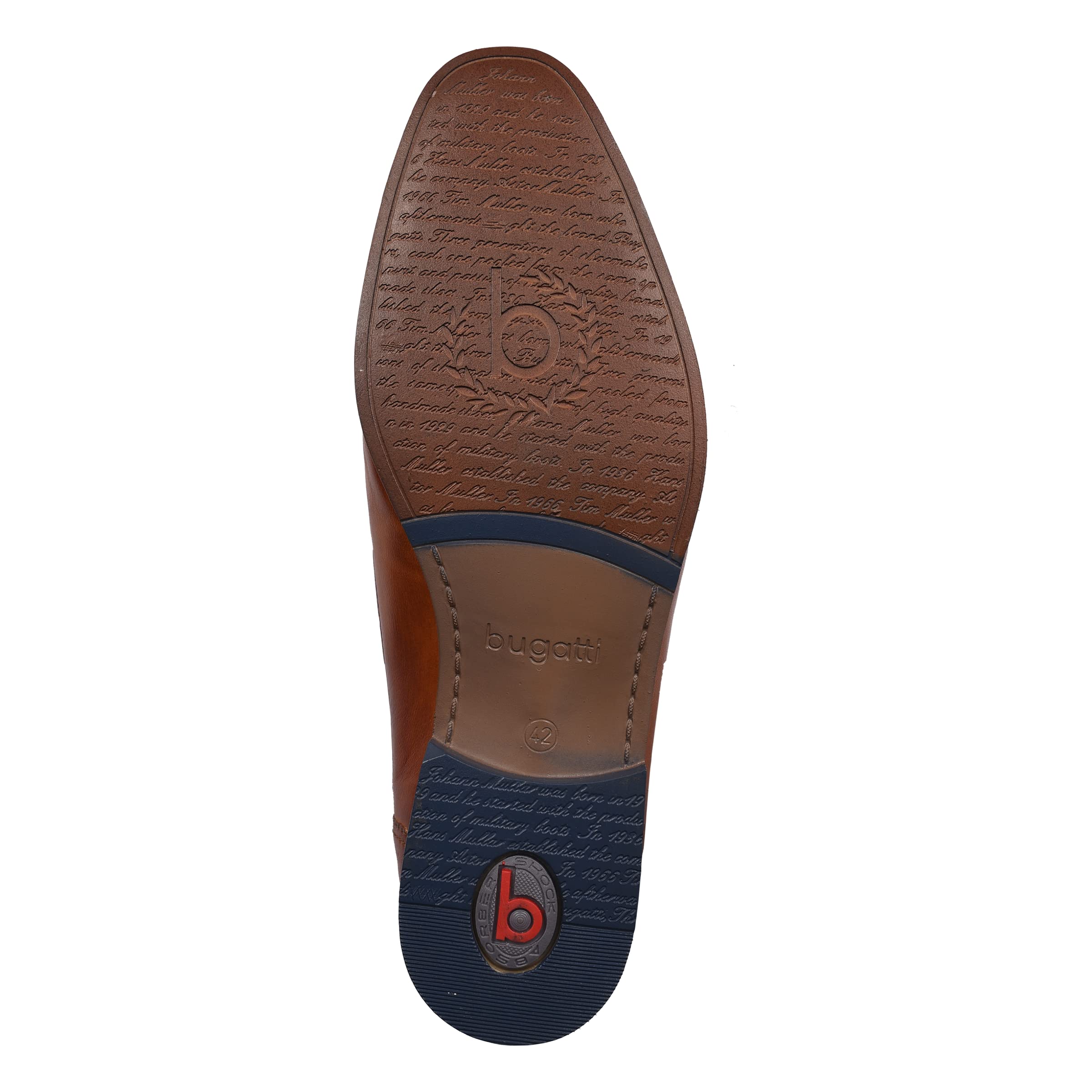 Bugatti Men's Derby Shoes - Classic Leather Dress Shoes for Business & Formal Occasions | Comfortable & Stylish Men's Footwear for Office, Weddings & Special Events