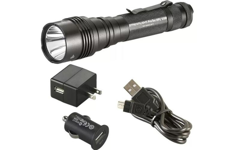 Streamlight ProTac HPL USB Rechargeable Tactical Flashlight - High Lumen LED Light for Camping, Hiking & Emergency Use