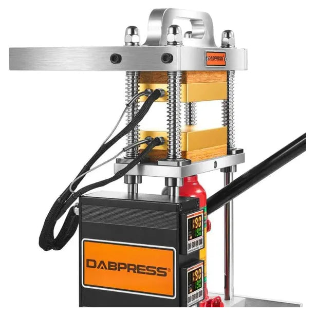 Dabpress 4 Ton Rosin Press - Upgraded Hydraulic Heat Press Machine for DIY Rosin Extraction, Essential Oil Making - Perfect for Home Use & Small Business