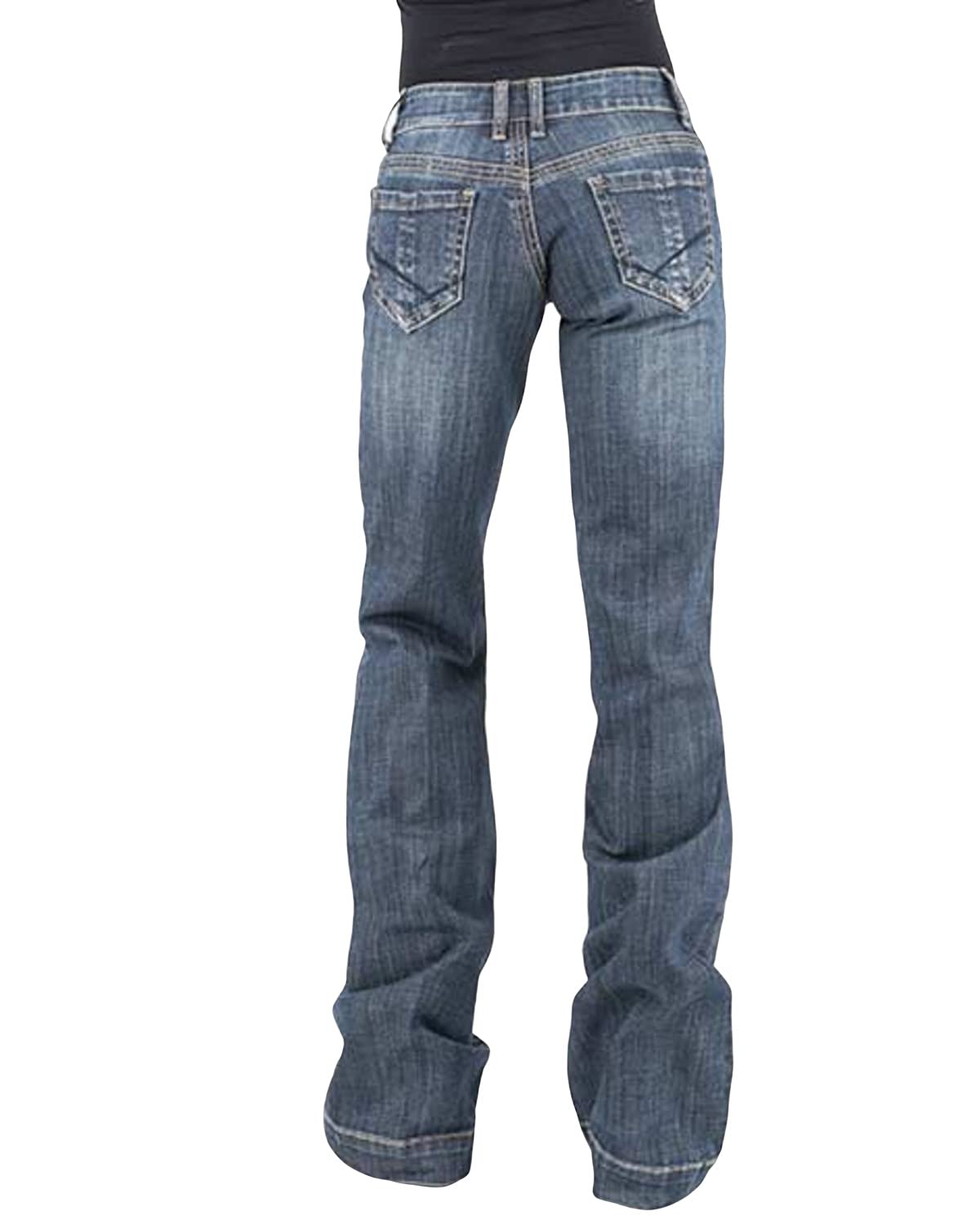 Stetson Women's Western Jeans 214 Trouser Blue 11-054-0214-0205 - Classic Cowgirl Style for Rodeo, Ranch Work & Casual Wear