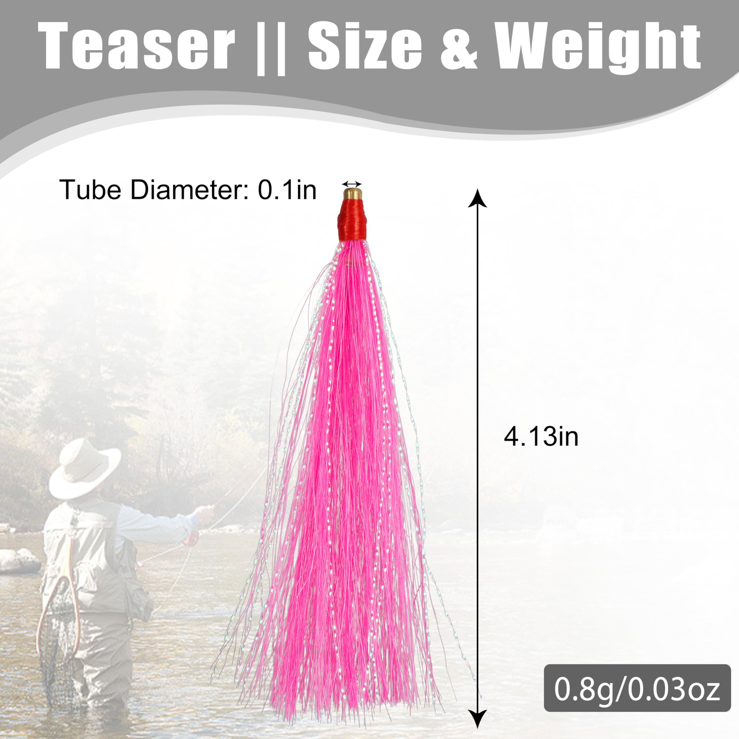 9/18pcs Saltwater Bucktail Fishing Lures with Copper Tube Teasers - Flounder Rig, Cod & Seabass Fishing Lures - Durable Saltwater Fishing Gear for Ocean & Deep Sea Fishing
