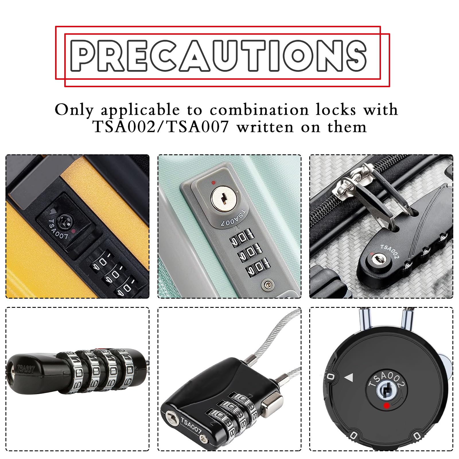 2 Pack TSA007 & TSA002 Master Luggage Keys - Universal TSA Approved Suitcase Lock Keys for Travel Security - Perfect for Airports, Hotels, and Secure Storage