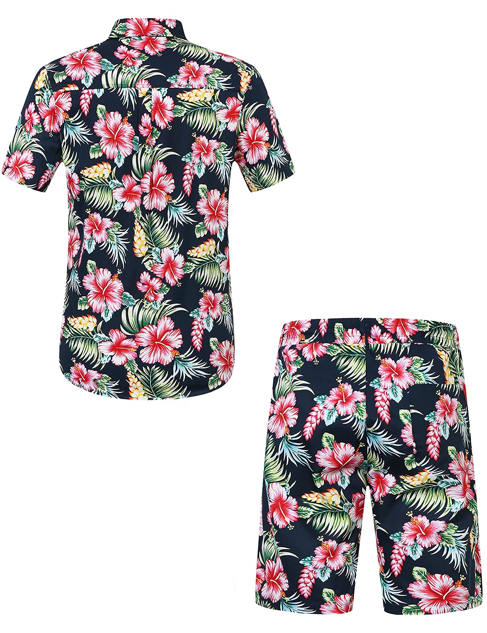 **Men's Hawaiian Shirts & Suits - Short Sleeve Casual Button Down Shirts for Beach, Summer & Vacation Wear**
