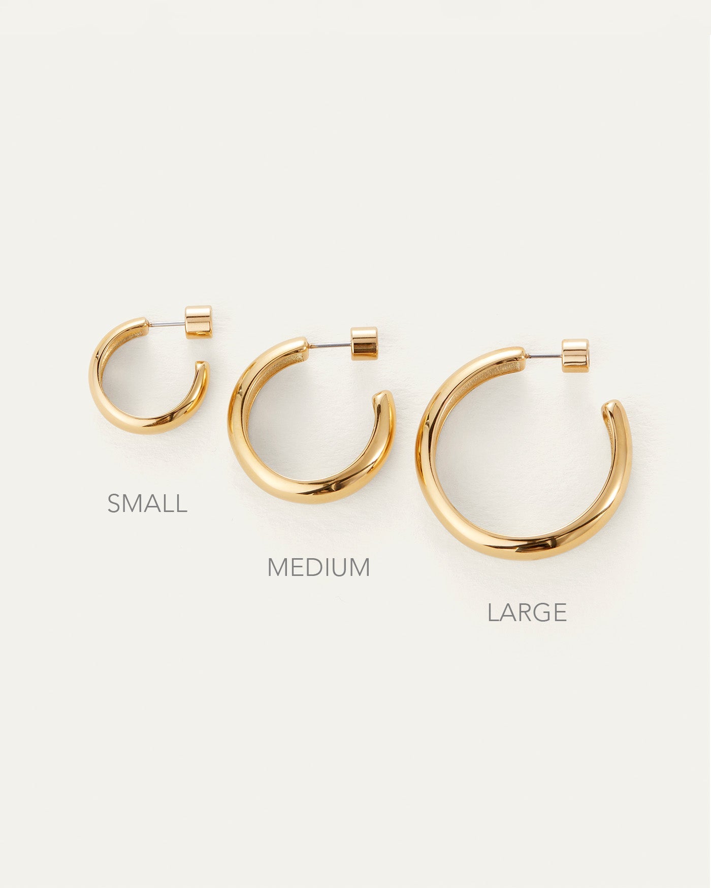 Stylish Small Hoop Earrings for Women - Minimalist Everyday Jewelry for Work & Casual Outfits