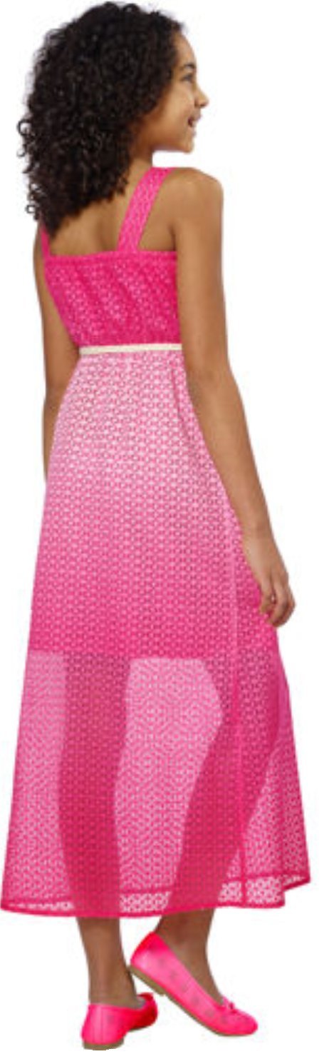 Braided Belt Paper Doll Girls' Fuchsia Dress - Size [X] | Perfect for Birthday Parties, School Events & Special Occasions