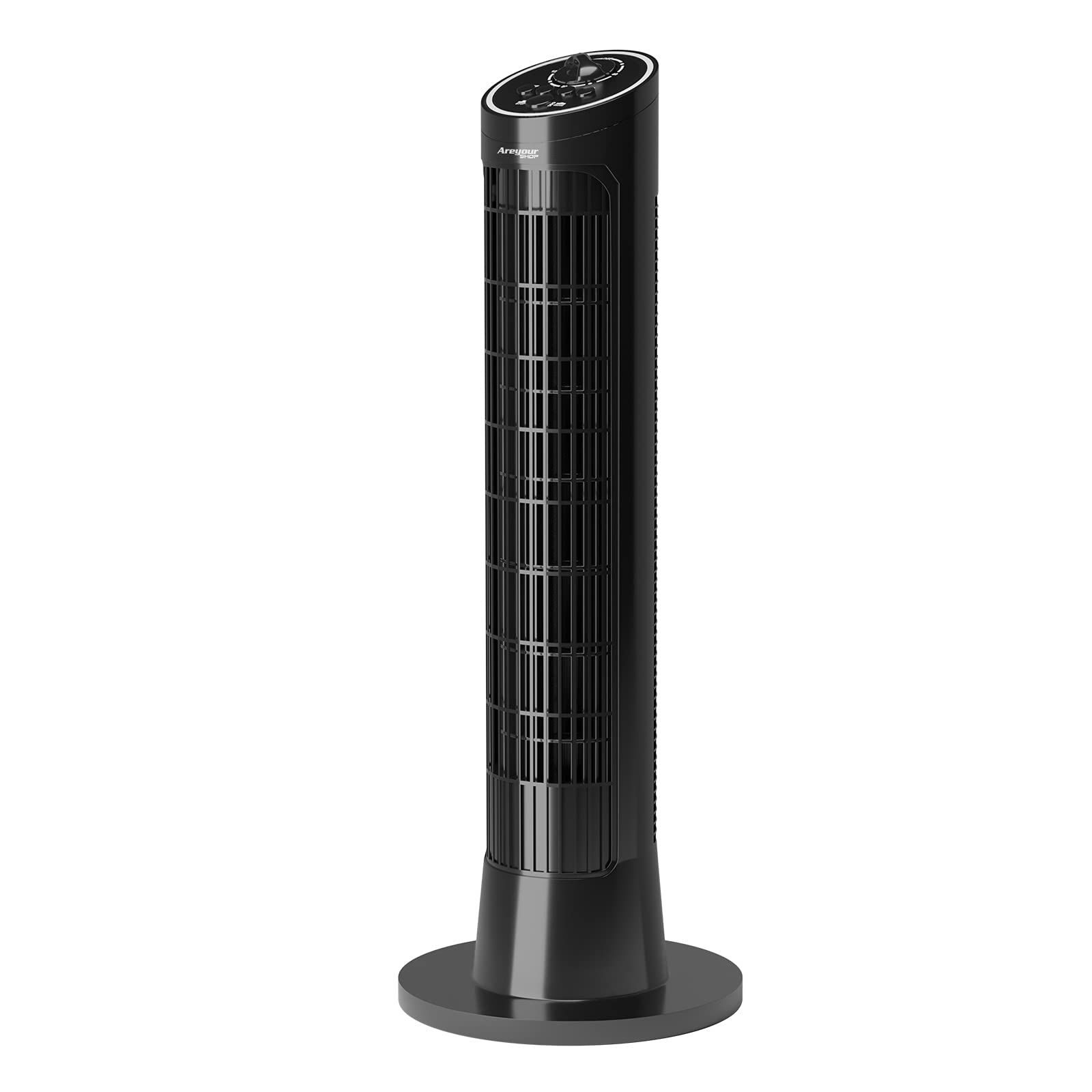 MAD HORNETS 32 Inch Bladeless Tower Fan - 120° Oscillating, 3 Speed Settings, Ultra Quiet, 2 Hour Timer - Perfect for Bedroom, Home Office & Whole Room Cooling (Black) | Stay Cool All Summer Long