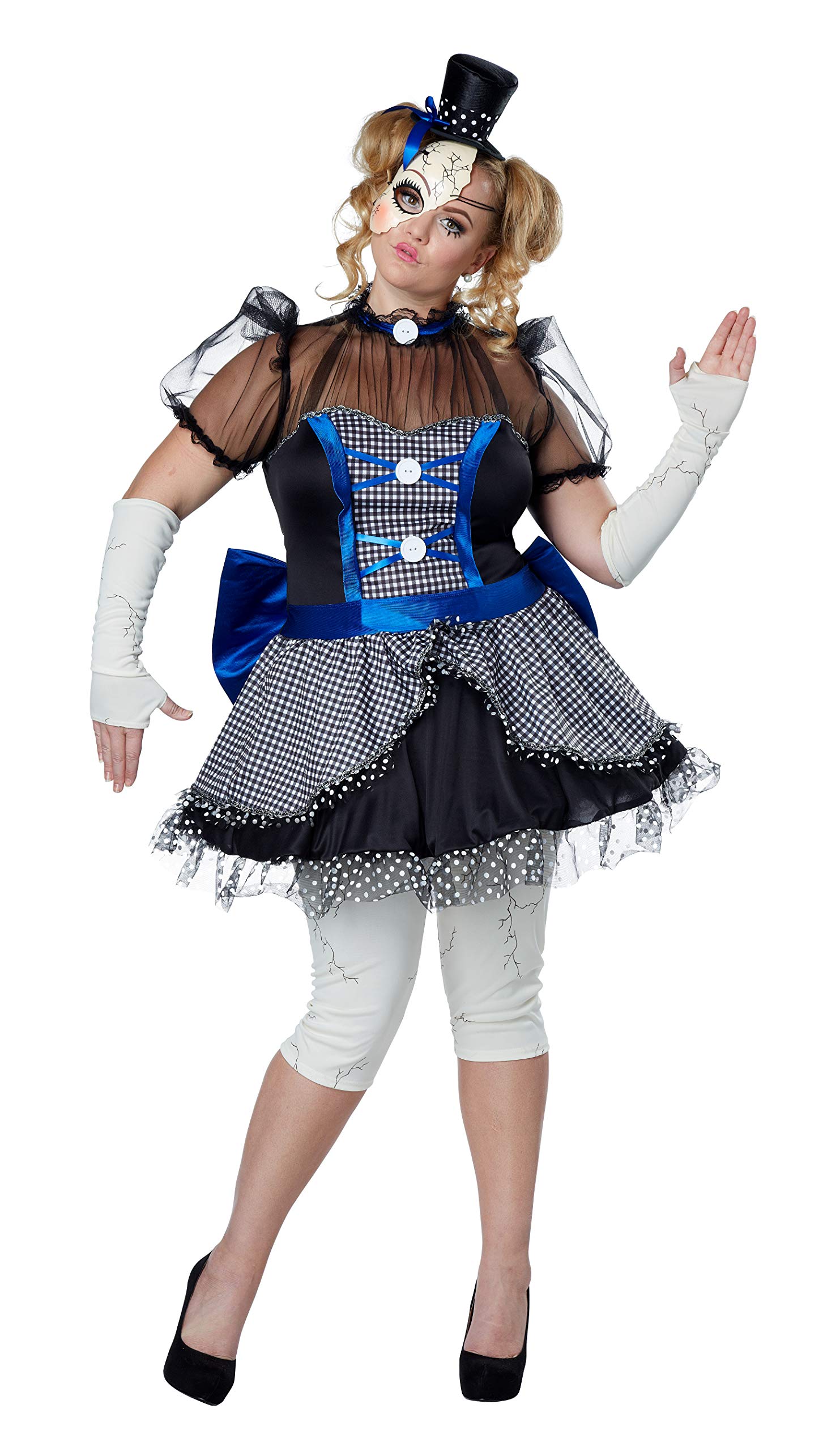 California Costumes Women's Twisted Baby Doll Costume - Plus Size Adult Halloween Outfit for Parties, Cosplay & Dress-Up Events