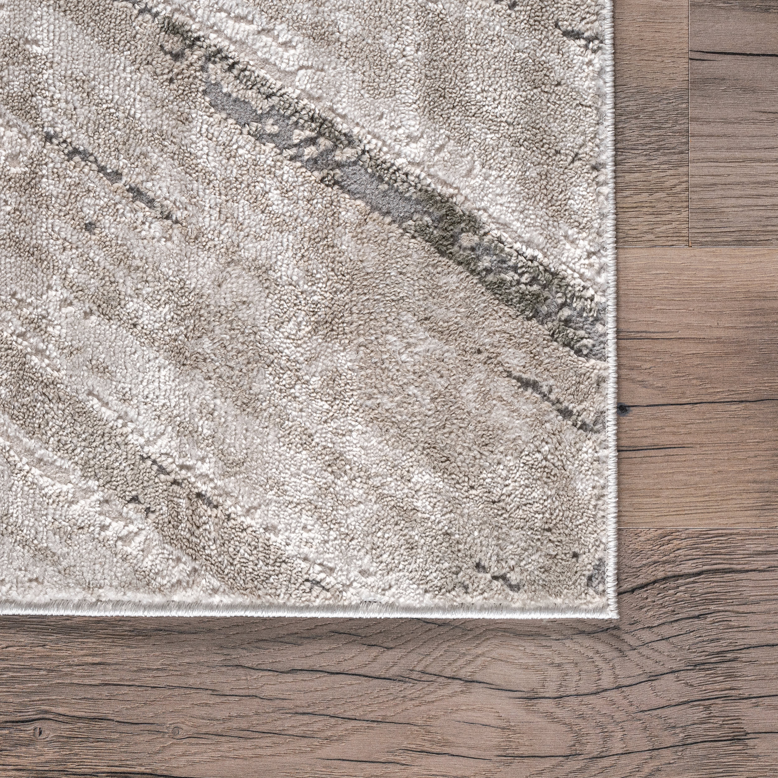 Alessia Splash Abstract Rug in Beige - Modern Bohemian Area Rug for Living Room, Bedroom, or Office Decor