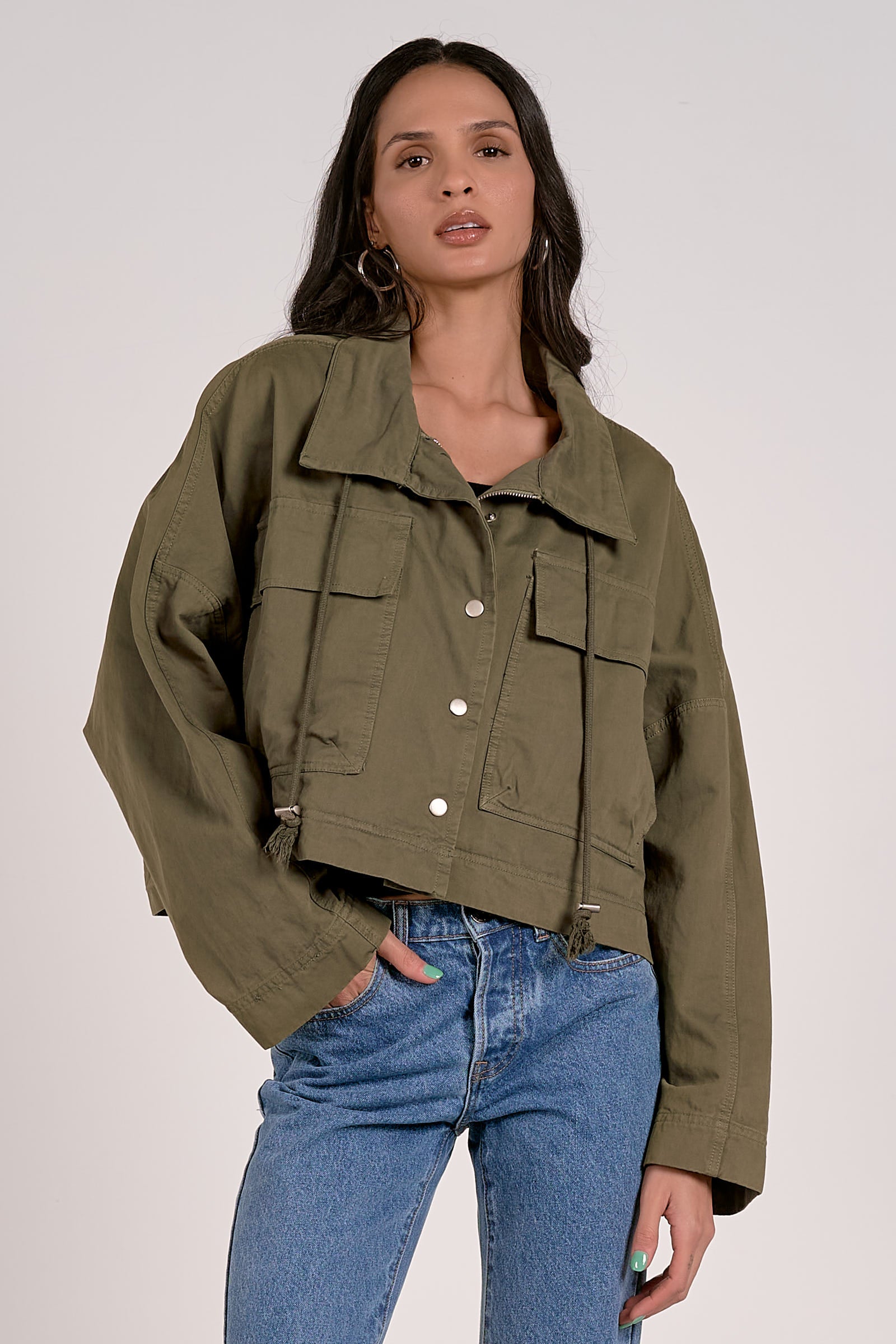 Stylish Women's Cropped Trench Coat - Lightweight Waterproof Jacket for Spring & Fall | Perfect for Office, Dating & Casual Outfits