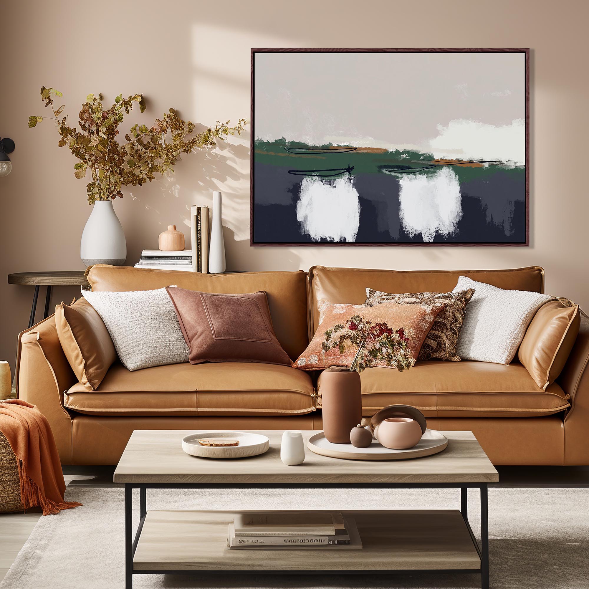 Sailing Framed Canvas Wall Art - Nautical Decor for Living Room, Bedroom & Office - Perfect Beach House & Coastal Home Decor