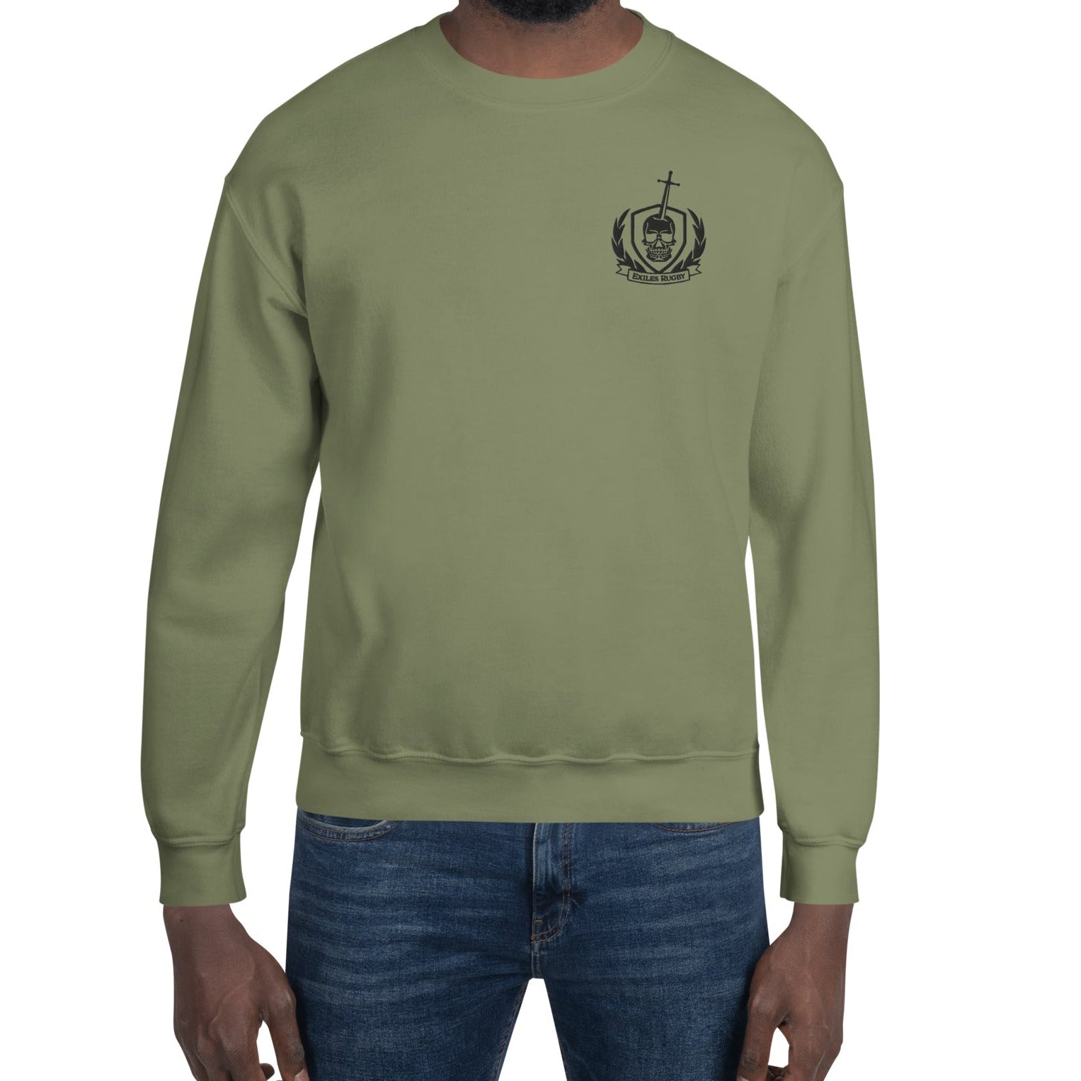 Exiles RFC Unisex Crewneck Sweatshirt - Comfortable Cotton Pullover for Men & Women - Perfect for Casual Wear, Sports & Team Events
