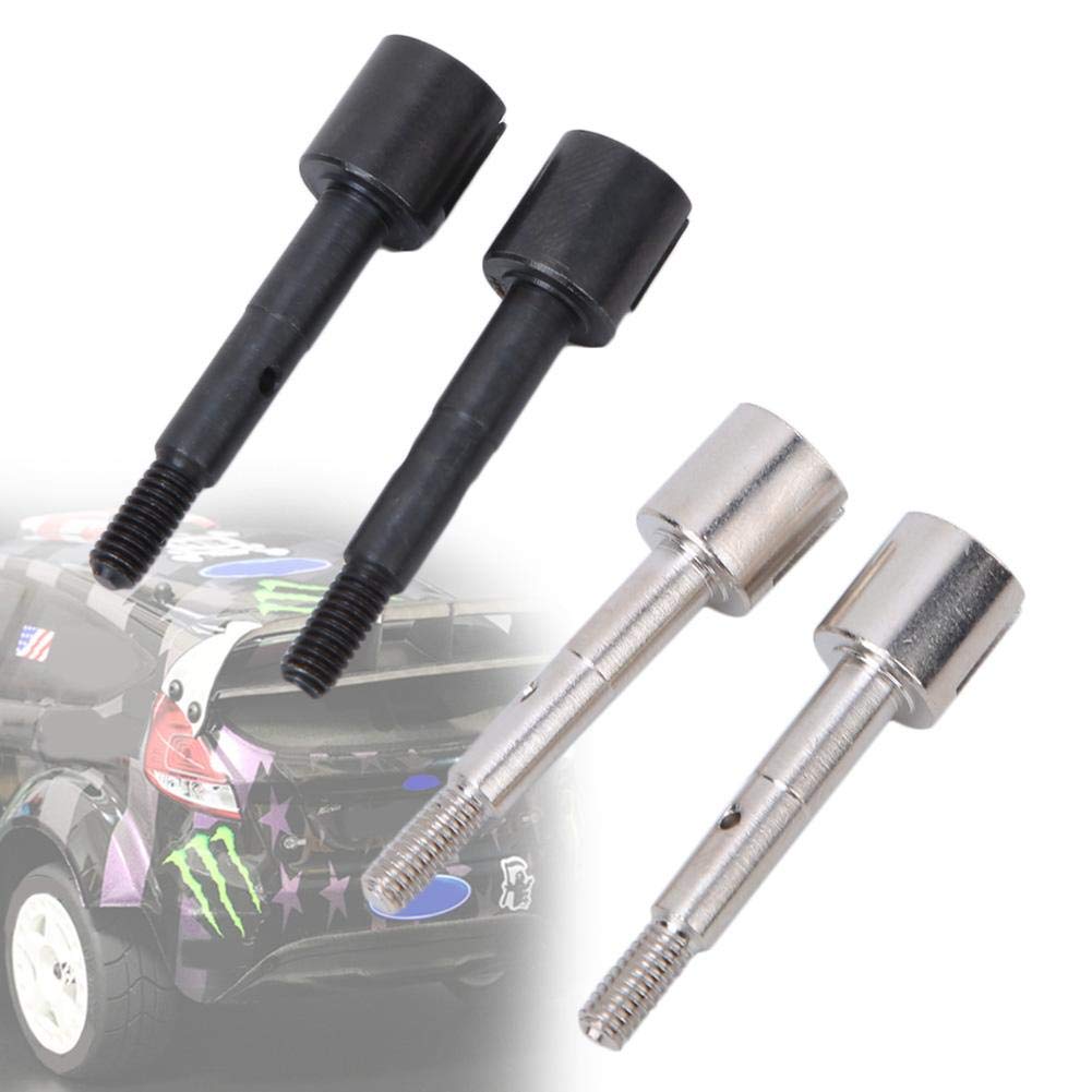 Tbest RC Wheel Axle - Front & Rear Upgrade Parts for 1/8 Electric Flux Gymkhana RC Cars (Black) | Durable Replacement for Off-Road Racing & Drifting