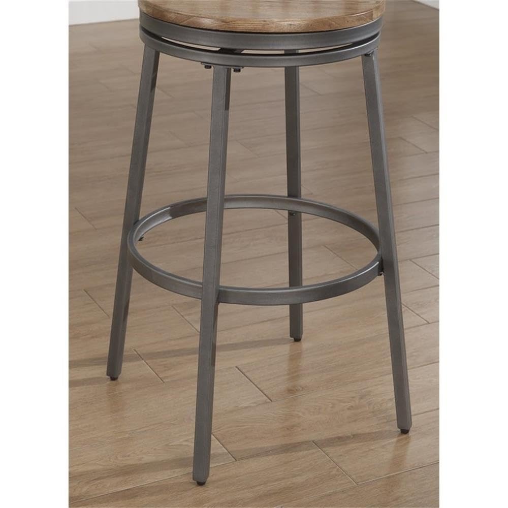 Premium Wooden Backless Bar Stool - American Woodcrafters Stockton Style - Perfect for Kitchen Islands, Home Bars & Breakfast Nooks