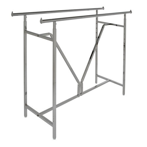 Heavy Duty V Construction Double Bar Rack - Premium Strength Training Equipment for Home & Commercial Gyms