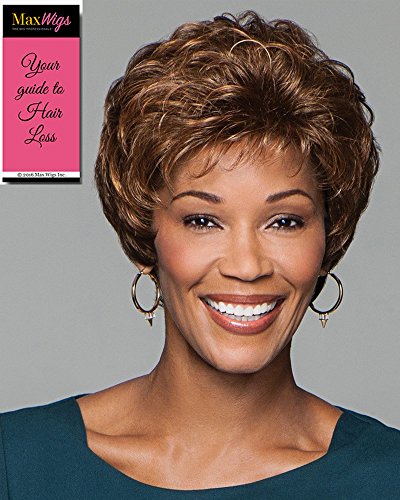 Gabor Wigs Short Razor Tapering Chic Curly Layered Synthetic Wig for Women - Cheer Wig Color 305C Sugared Smoke, Comfort Fit Capless Design with Free MaxWigs Hairloss Booklet | Perfect for Daily Wear, Cosplay, and Hair Loss Solutions