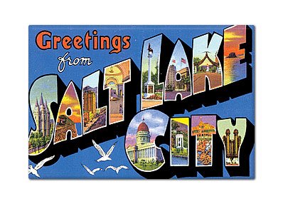 Salt Lake City Utah Souvenir Fridge Magnet - Collectible Travel Gift for Friends & Family - Perfect for Refrigerators, Lockers, and Office Decor