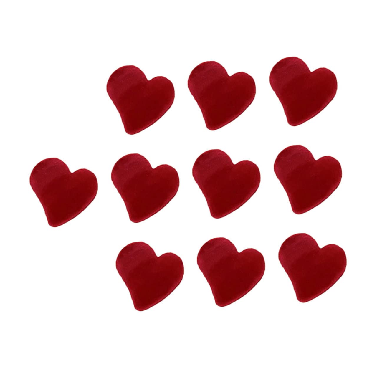Beavorty 10pcs Mini Heart Hair Clips - Small Love Hair Barrettes, Jaw Clips, Hair Clamps for Women & Girls - Perfect for Bangs, Ponytails & Everyday Hairstyles