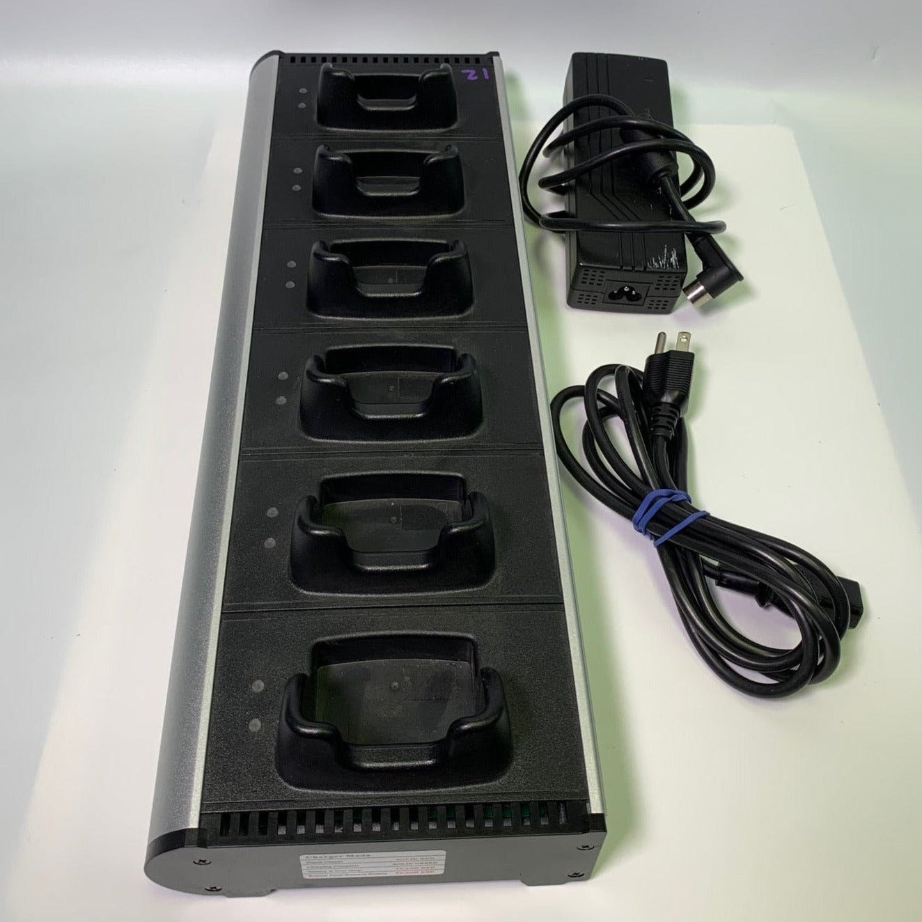 EF Johnson 563 0600 361 Six Bay Viking Multi Charger - Tri Chem Lithium Battery Charger for VP600 & VP900 Radios | Perfect for Law Enforcement & Emergency Communication Scenarios