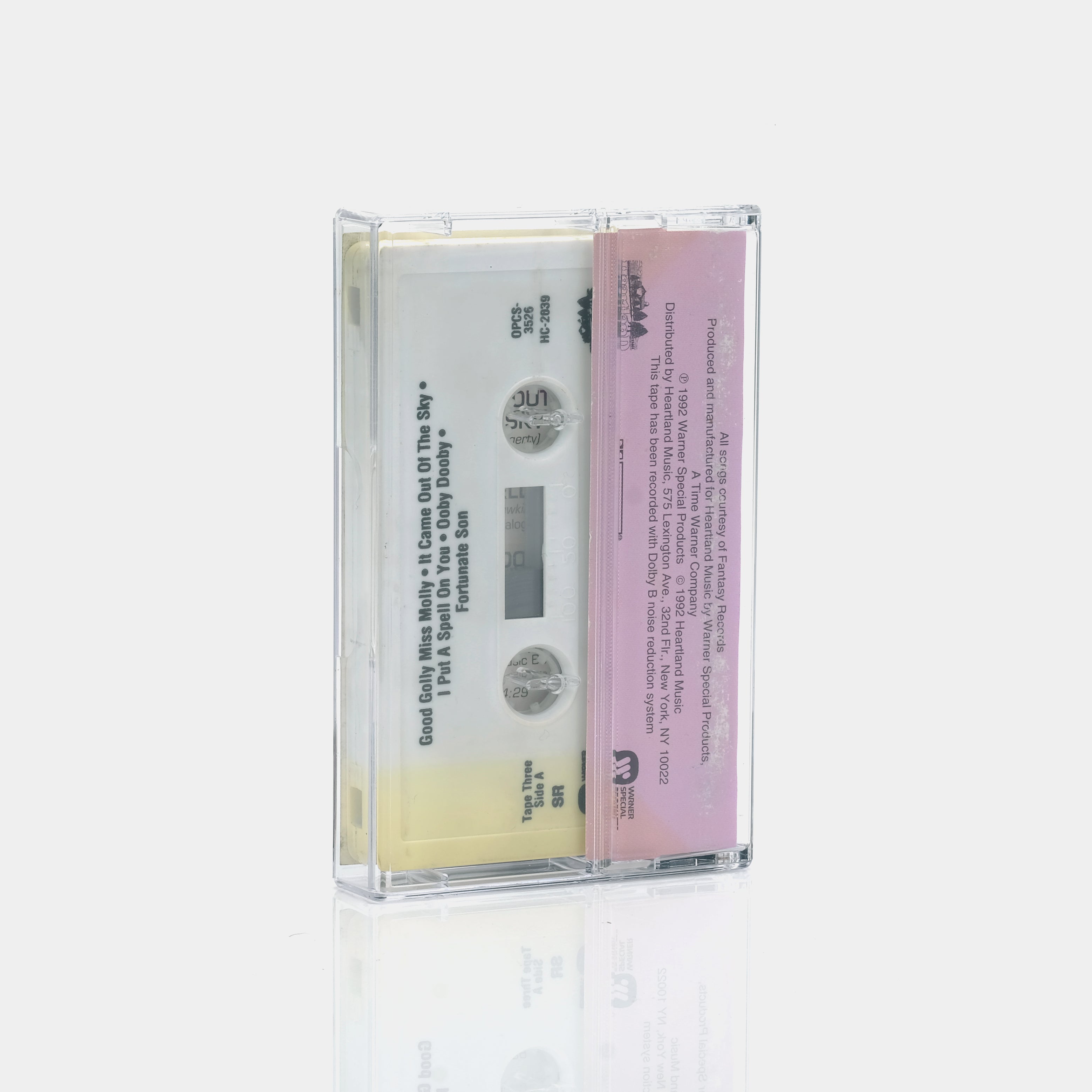 Creedence Clearwater Revival Heartland Music Presents Tape Three Cassette Tape - Vintage Music Collection for Car, Home & Retro Audio Enthusiasts
