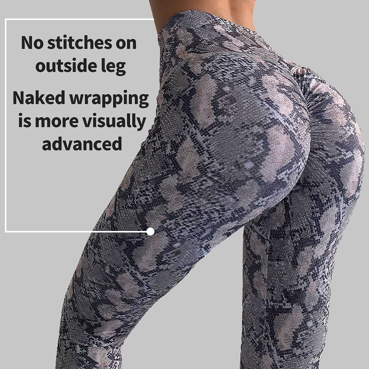 Women's High Waisted Yoga Pants - Butt Lifting Workout Leggings with Tummy Control | Soft Stretchy Full-Length Gym Pants for Yoga, Running & Casual Wear