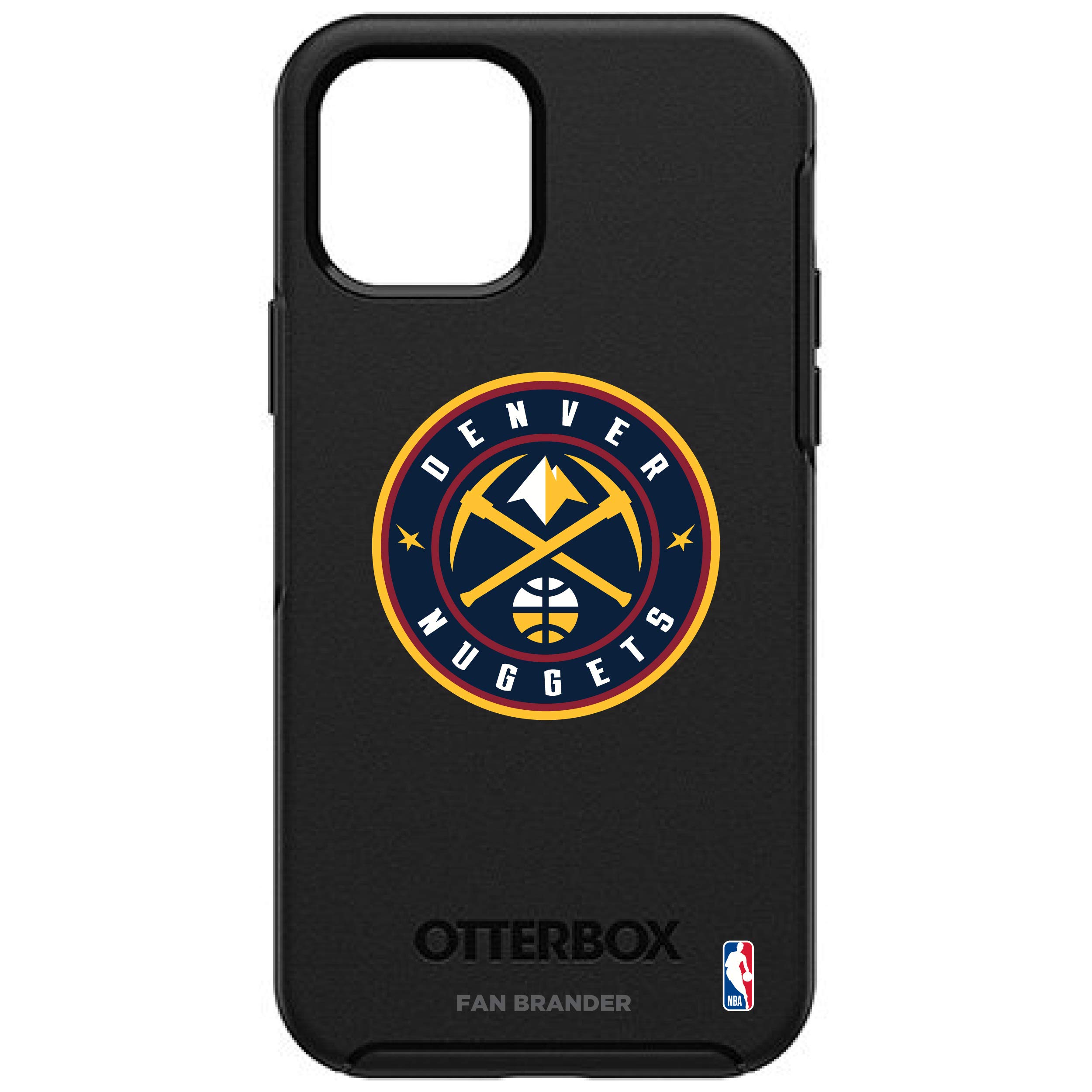 NBA Denver Nuggets OtterBox Symmetry Case Compatible with iPhone 13 Mini - Premium Protective Phone Cover for Basketball Fans & Sports Enthusiasts - Perfect for Game Days, Travel & Everyday Use