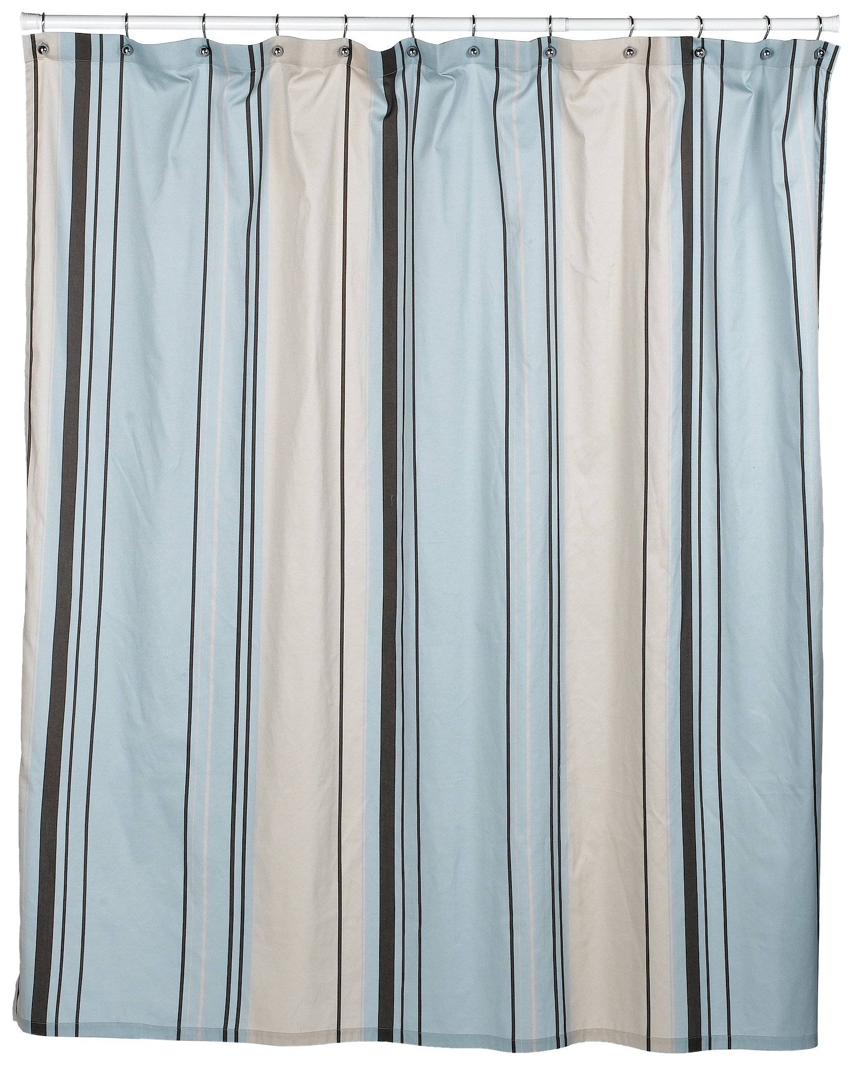 Nautica West End Waterproof Shower Curtain - Luxury Bathroom Decor for Modern Homes, Perfect for Bathrooms & Spa Retreats