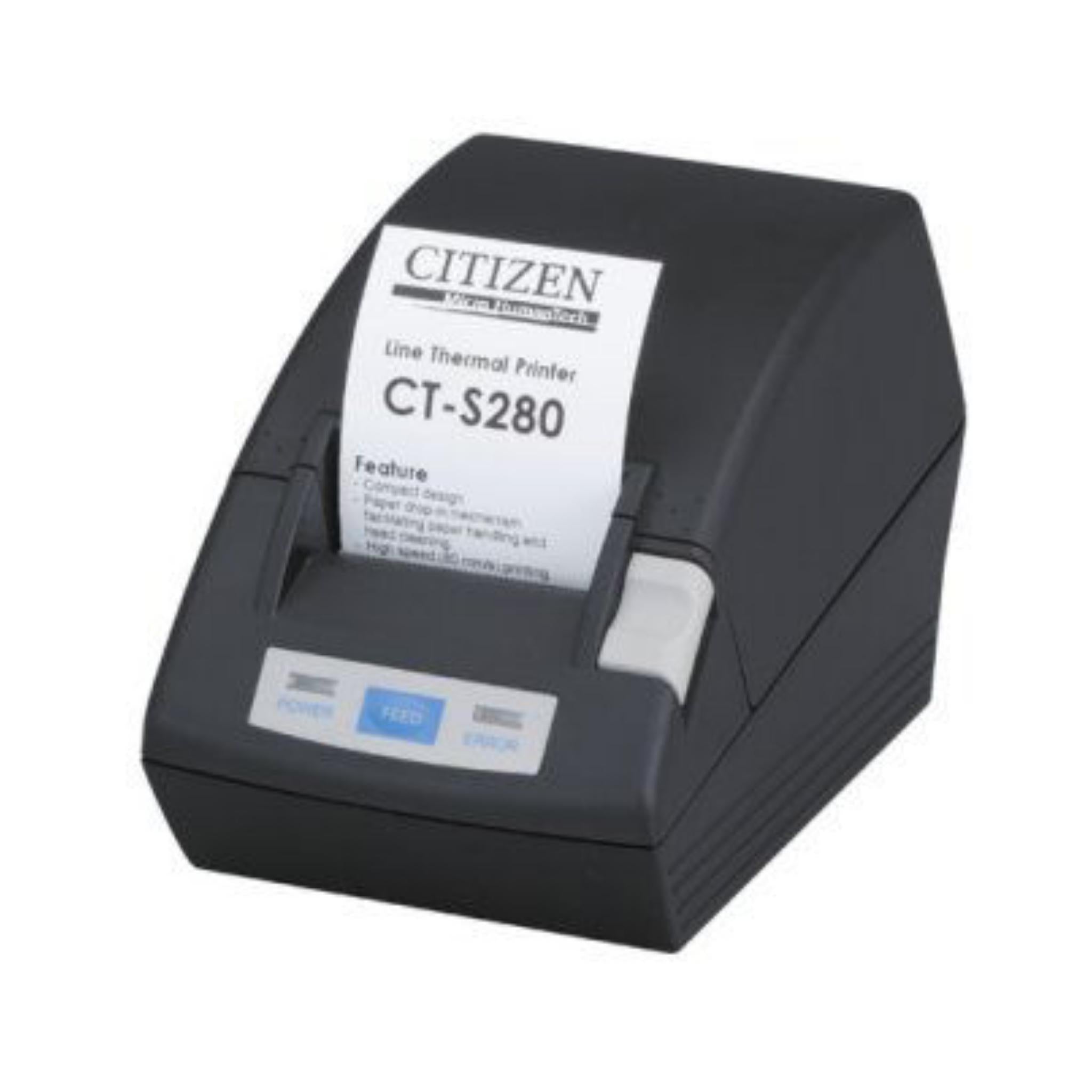 Citizen CT S280 Portable Thermal Receipt Printer for Retail, Restaurants & Small Business - Compact, Wireless & USB Connectivity