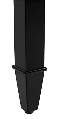 SAFAVIEH Brayson Modern Black Rectangle Dining Table - Stylish & Durable for Dining Room, Kitchen, or Office | Perfect for Family Meals & Entertaining