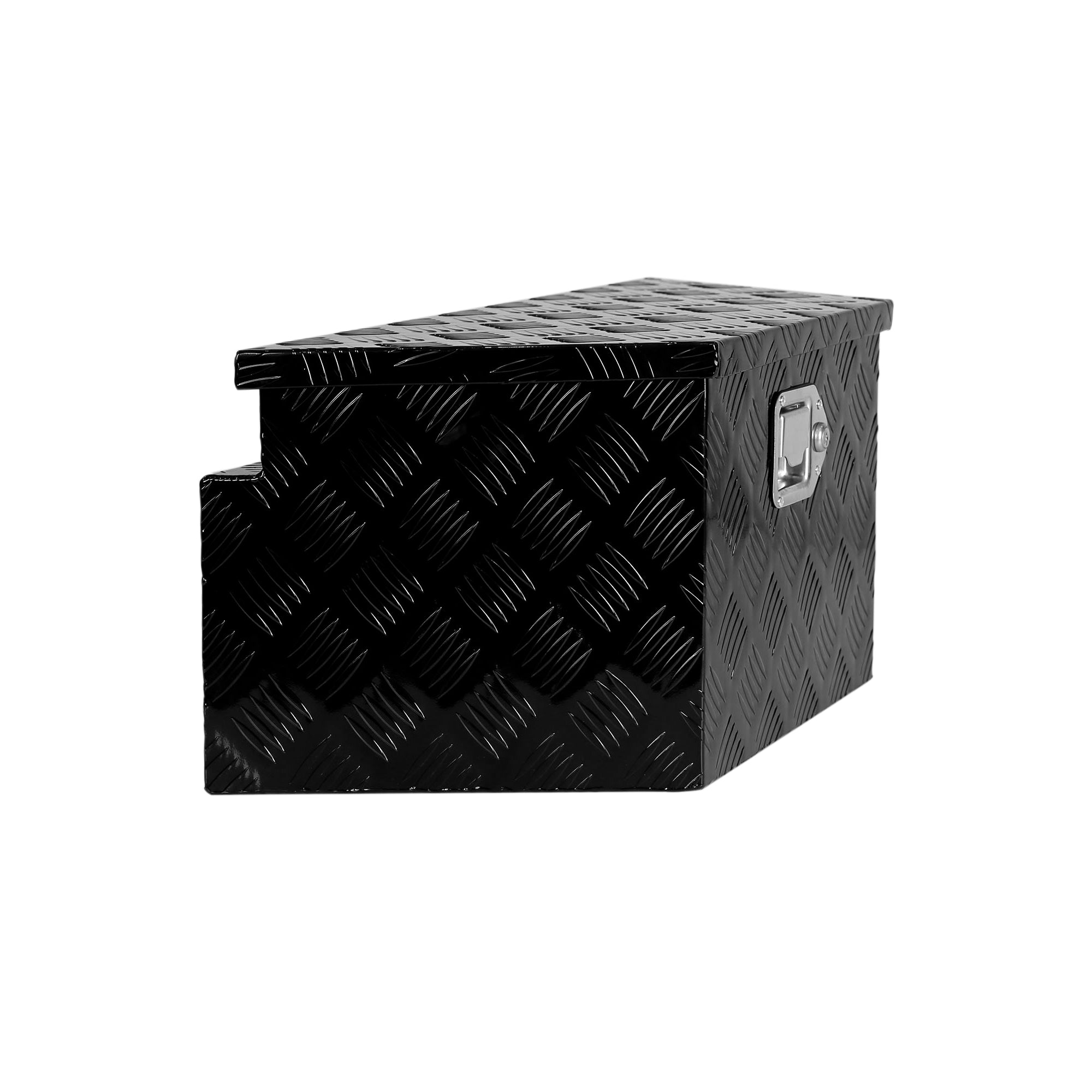 26 Inch Aluminum Tool Box with Lock - Waterproof Truck Bed Storage Organizer for Pickup, RV & Trailer (26.2