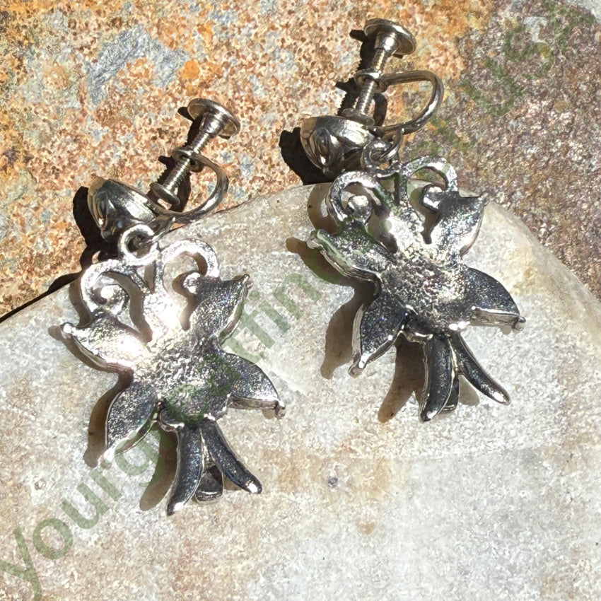 Vintage Style Southwestern Faux Turquoise Earrings - Costume Jewelry for Boho, Western & Festival Outfits