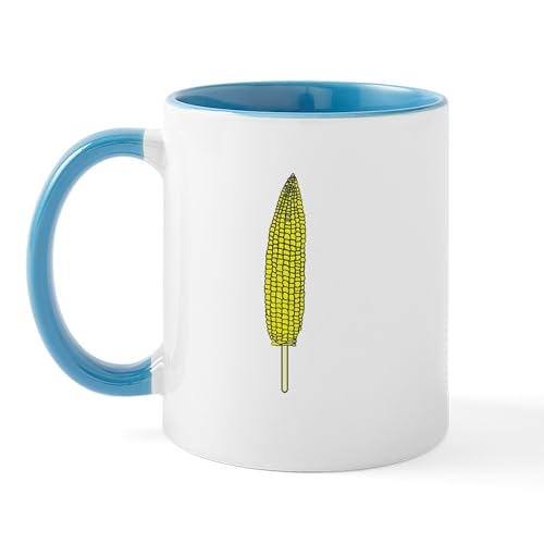 White/Blue Inside - Corn On A Stick Mug