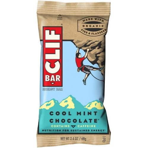 Clif Chocolate Cool Mint Energy Snack Bars - 2.4oz (36 Count) | High Protein Energy Bars for Hiking, Running & Outdoor Activities