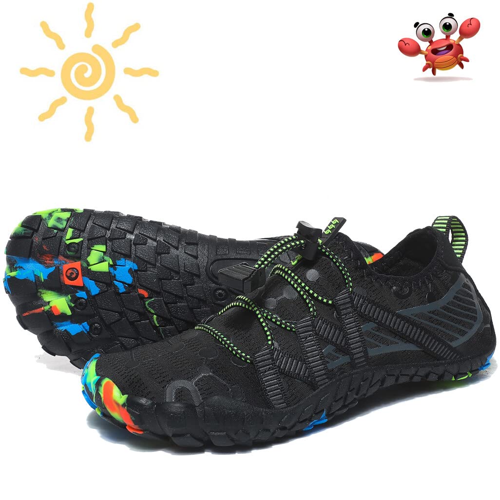 **Best Kids Water Shoes - Quick-Dry, Non-Slip Barefoot Aqua Socks for Beach, Pool & Outdoor Water Sports - Swim Shoes for Boys & Girls - Perfect for Swimming, Surfing & Beach Play**