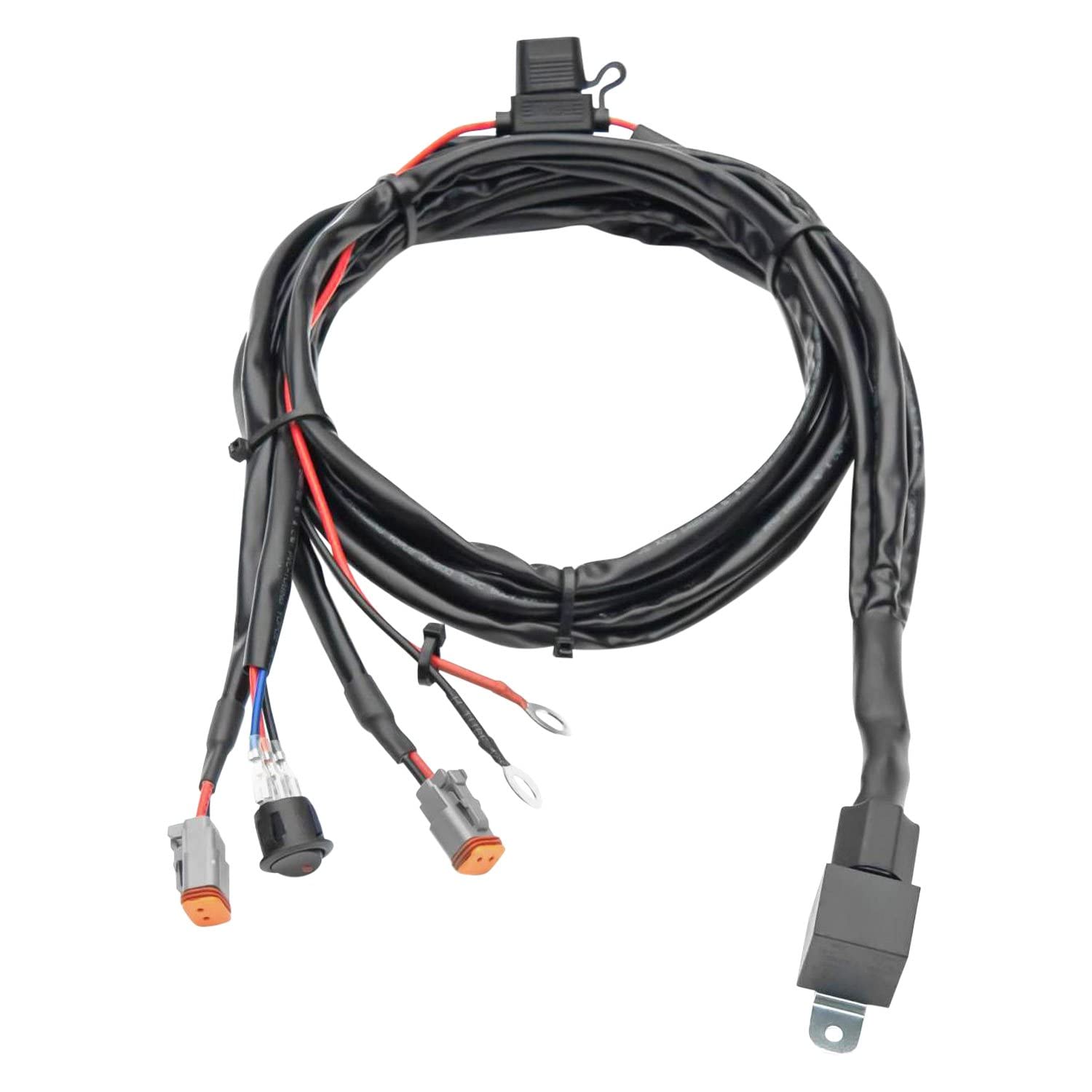 Z365401-KIT2 A Pillar LED Light Mounting Bracket Kit for Ford Bronco - Includes (2) LED Lights, Wiring Harness & Pair Brackets | Perfect for Off-Roading, Night Driving & Adventure Vehicles