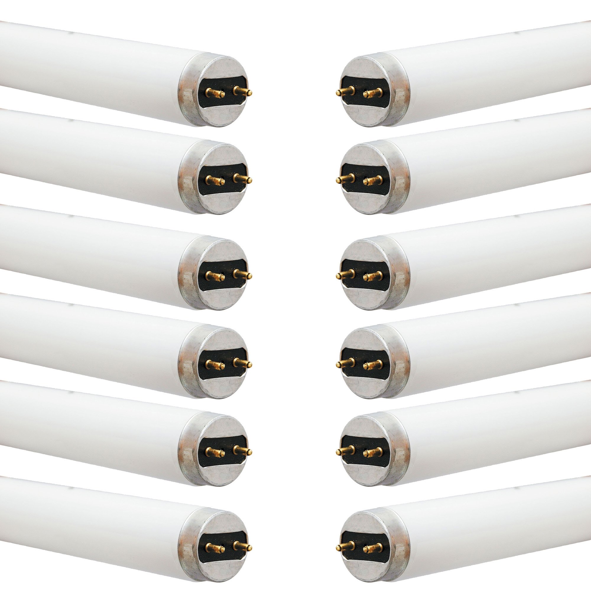 GE Lighting Reveal 79040 32W 2475-Lumen T8 LED Light Bulb with G13 Medium Bi-Pin Base - 12 Pack for Office, Warehouse & Commercial Lighting