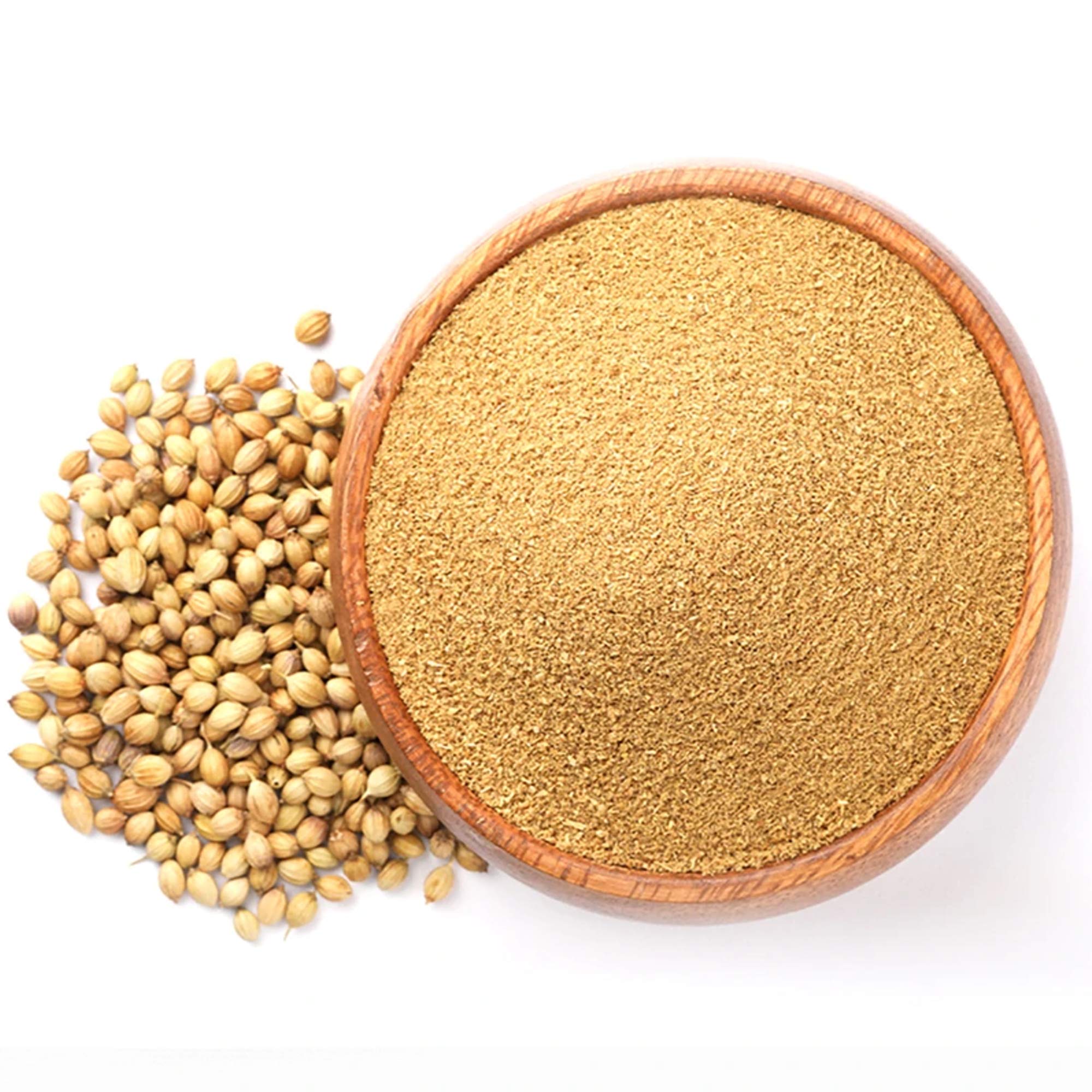 Organic Ground Coriander Powder (3lbs) - Premium Indian Dhania Spice for Cooking, Seasoning & Ayurvedic Recipes | Bulk Coriander Seed Powder by NY SPICE SHOP | Perfect for Curries, Soups, Marinades & Home Remedies