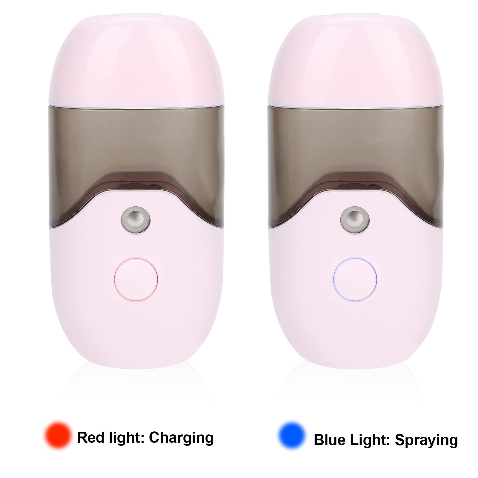 50ml Mini USB Rechargeable Facial Mist Sprayer - Portable Face Steamer for Skin Hydration & Moisturizing | Perfect for Makeup Setting, Skincare Routine & Eyelash Extensions Care | Home, Office & Travel Essential