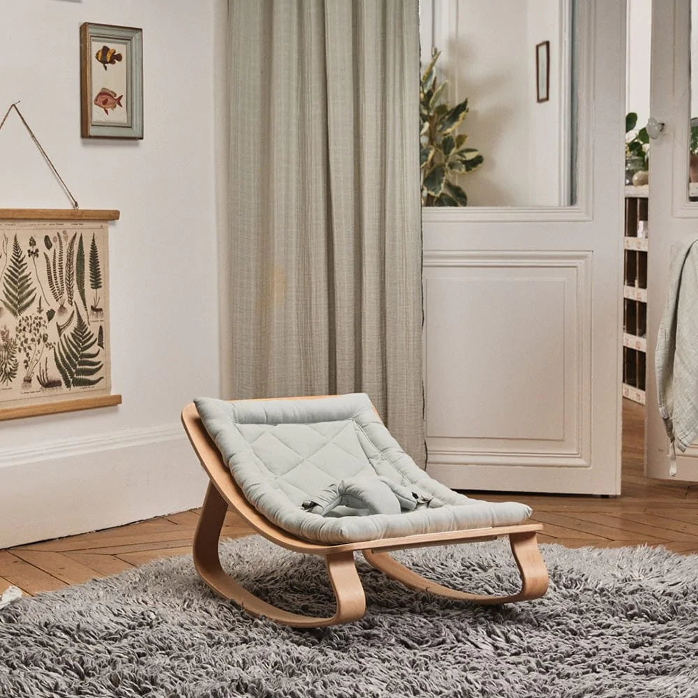 Charlie Crane Levo Baby Rocker - Adjustable Infant Bouncer & Rocking Chair for Newborns to Toddlers | Perfect for Nursery, Playroom & Travel | Soothing Motion & Comfortable Design