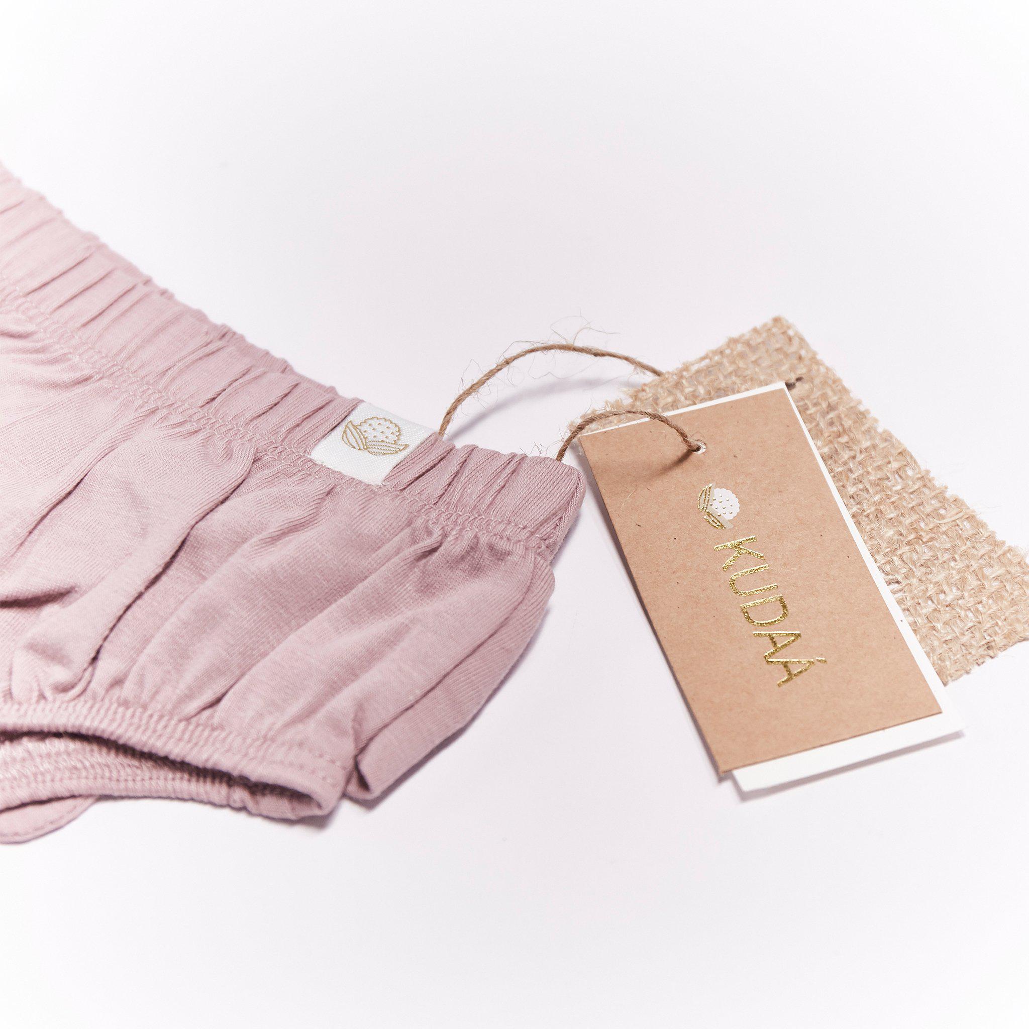 Organic Bow Tie Full Coverage Panties for Women - Comfortable Cotton Underwear - Perfect for Everyday Wear, Yoga & Lounge
