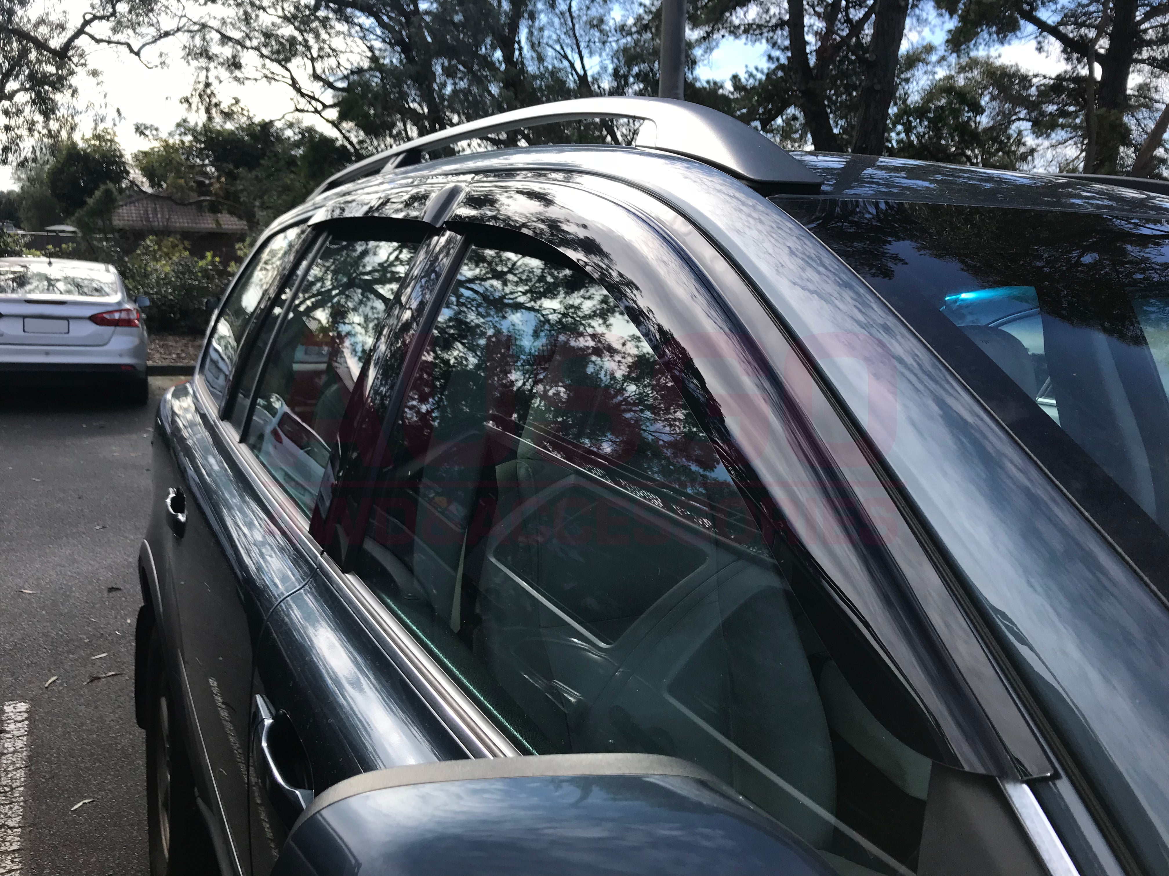 Volvo XC90 2003-2014 Weather Shields - Wind Deflectors & Rain Guards for Car Windows - Perfect for All-Weather Protection & Noise Reduction While Driving
